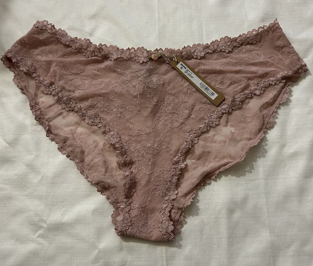 Skims NWT Stretch Lace Brief Morganite Size XXL